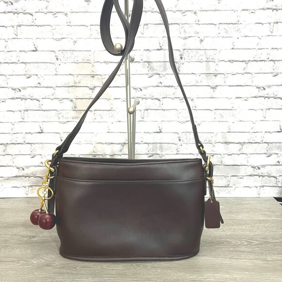 Coach Equestrian Vintage Leather Satchel bag Dark Brown - Picture 1 of 6